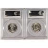 Image 2 : 1954-S & 1961 WASHINGTON QUARTERS,  PCGS MS-65 GEMS