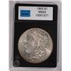 Image 1 : 1903  MORGAN SILVER DOLLAR, CCGS MS-63