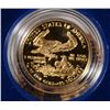 Image 2 : 1988 PROOF GOLD EAGLE QUARTER OZ WITH COMPLETE BOX AND CERT