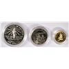 Image 2 : 1986 STATUE OF LIBERTY 3 PIECE SET WITH BOX AND CERT.