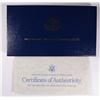 Image 3 : 1987 U.S. CONSTITUTION 2 PIECE SET $5 GOLD AND SILVER DOLLAR BU