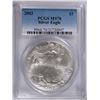 Image 1 : 2003 AMERICAN SILVER EAGLE, PCGS MS-70! PERFECT!