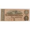 Image 1 : 1864 $5 CONFEDERATE STATES OF AMERICA NOTE (T-69) XF/AU