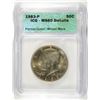 Image 1 : 1983 KENNEDY HALF DOLLAR ICG MS-60 DETAILS (MINT ERROR-PARTIAL COLLAR, WHEEL MAR