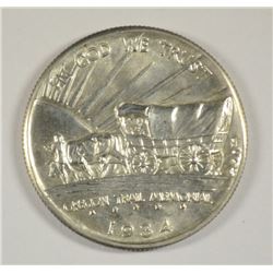 1934 ORGEON TRAIL COMMEN HALF DOLLAR AU/BU