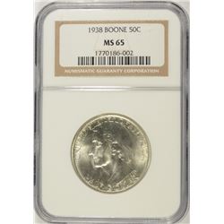 1938 BOONE COMMEN HALF DOLLAR NGC MS-65