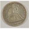 Image 1 : 1873 SEATED DOLLAR F/VF