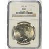 Image 1 : 1925 PEACE DOLLAR NGC MS-63