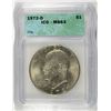 Image 1 : 1972-D IKE DOLLAR ICG MS-63 (MINT ERROR-CLIP)
