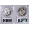 Image 2 : 2002 & 2003 AMERICAN SILVER EAGLES, PCGS MS-69