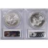 Image 2 : 2003 & 2004 AMERICAN SILVER EAGLES, PCGS MS-69