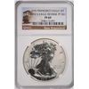 Image 1 : 2012-S AMERICAN SILVER EAGLE REVERSE PROOF, NGC  PROOF-69 TROLLEY LABEL