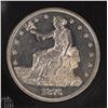 Image 2 : 1876 TRADE DOLLAR, CCGS MS-64  PROOF-LIKE OBVERSE, FROSTY REVERSE NICE!