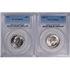 Image 1 : ( 2 ) PCGS GRADED WASHINGTON QUARTERS: 1951 MS-65 & 1951-S MS-64