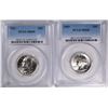 Image 1 : ( 2 ) 1953 WASHINGTON QUARTERS, PCGS MS-65