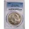 Image 1 : 1921 PEACE SILVER DOLLAR, PCGS MS-62  NICE!!