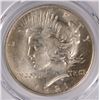 Image 2 : 1921 PEACE SILVER DOLLAR, PCGS MS-62  NICE!!