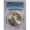Image 1 : 1922 PEACE SILVER DOLLAR, PCGS MS-63