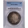 Image 1 : 1880-S MORGAN SILVER DOLLAR, PCGS MS-62  LOTS OF COLOR