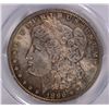 Image 2 : 1896 MORGAN SILVER DOLLAR, PCGS MS-63  COLOR!