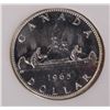 Image 3 : 1965 CANADIAN SILVER DOLLAR, PCI MS-66 RARE!