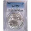 Image 1 : 2003 AMERICAN SILVER EAGLE, PCGS MS-70! PERFECT!