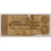 Image 1 : 1863 $5 CONFEDERATE STATES OF AMERICA NOTE (T-60)