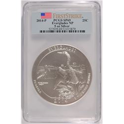 2014 EVERGLADES (5 OZT .999 FS) PCGS SP-69 (FIRST STRIKE)