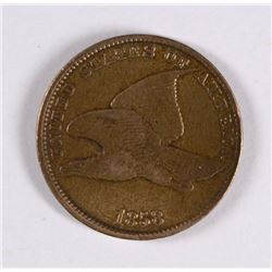 1858 SL FLYING EAGLE CENT VF/XF
