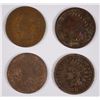 Image 1 : (4) 1874 INDIAN HEAD CENTS