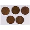Image 2 : (5) 1922-D LINCOLN CENTS
