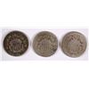 Image 1 : (3) 1869 SHIELD NICKELS