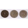 Image 2 : (3) 1869 SHIELD NICKELS