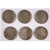 Image 1 : (6) 1923-S BUFFALO NICKELS