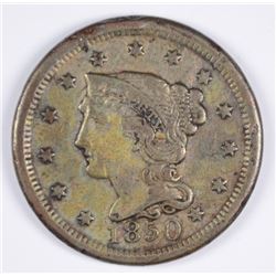 1850 LARGE CENT F/VF