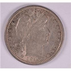 1916-D BARBER QUARTER VF/XF