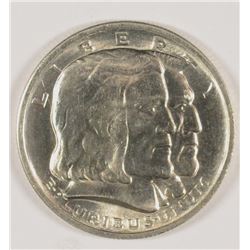 1936 LONG ISLAND COMMEN HALF DOLLAR CH BU