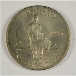 1995-S CIVIL WAR COMMEN HALF DOLLAR CH BU