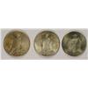 Image 2 : (3) 1922 PEACE DOLLARS CH BU