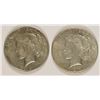 Image 1 : (2) 1927-D PEACE DOLLARS XF'S