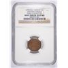 Image 1 : MINT ERROR LINCOLN (WHEAT) CENT NGC XF-40 BN (OBV STRUCK THRU CAPPED DIE)