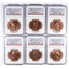 Image 1 : (6) PRESIDENTAL SERIES BRONZE (GEORGE WASHINGTON) NGC BU