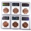 Image 2 : (6) PRESIDENTAL SERIES BRONZE (GEORGE WASHINGTON) NGC BU
