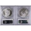 Image 2 : 2003 & 2004 AMERICAN SILVER EAGLES, PCGS MS-69