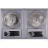 Image 2 : 2004 & 2005 AMERICAN SILVER EAGLES, PCGS MS-69