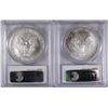 Image 2 : 2005 & 2006 AMERICAN SILVER EAGLES, PCGS MS-69