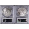 Image 2 : 2006 & 2007 AMERICAN SILVER EAGLES, PCGS MS-69