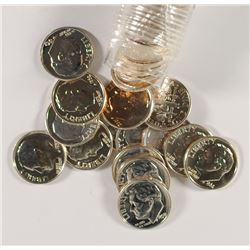 GEM PROOF ROLL OF SILVER ROOSEVELT DIMES  1963 AND EARLIER