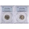 Image 1 : ( 2 ) 1939 REVERSE OF 1940 JEFFERSON NICKELS, PCGS MS-65 TOUGH!