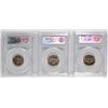 Image 2 : LOT OF ( 3 ) 1940 JEFFERSON NICKELS, PCGS MS-65 FULL STEPS
